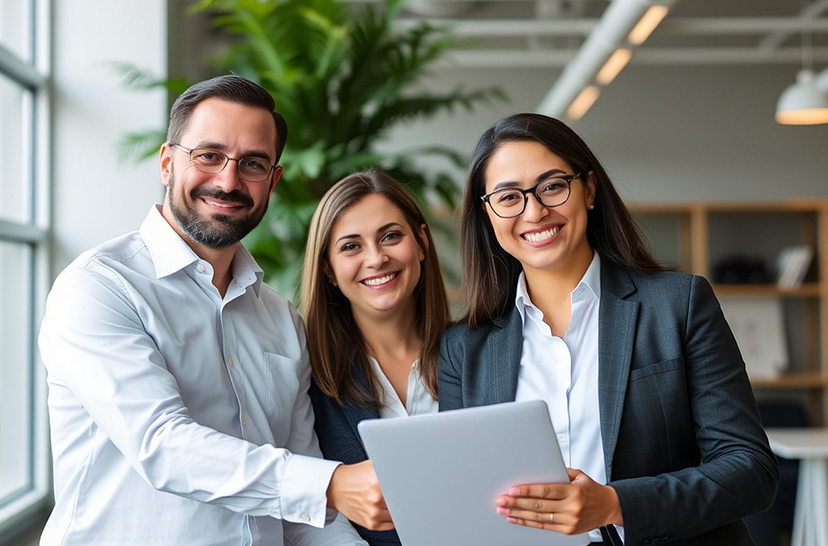 Equipo de colaboradores del Fondo Nacional del Ahorro